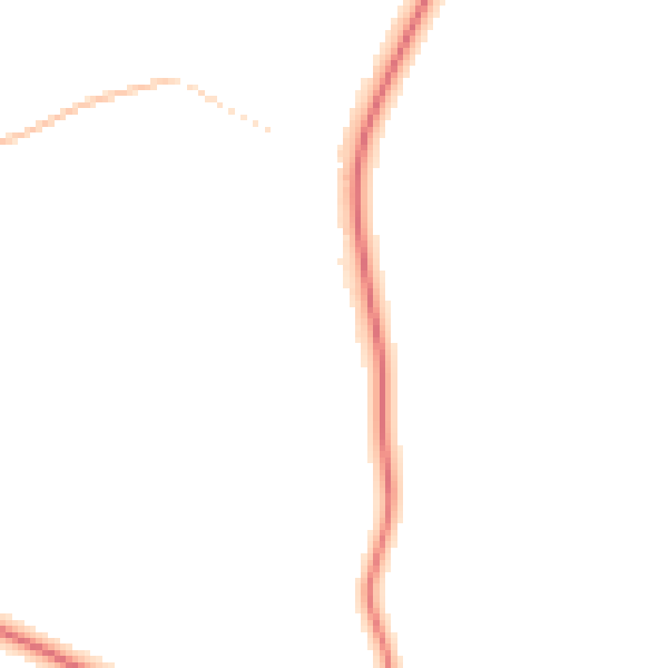 Night-time road noise heatmap for CV13 6BU
