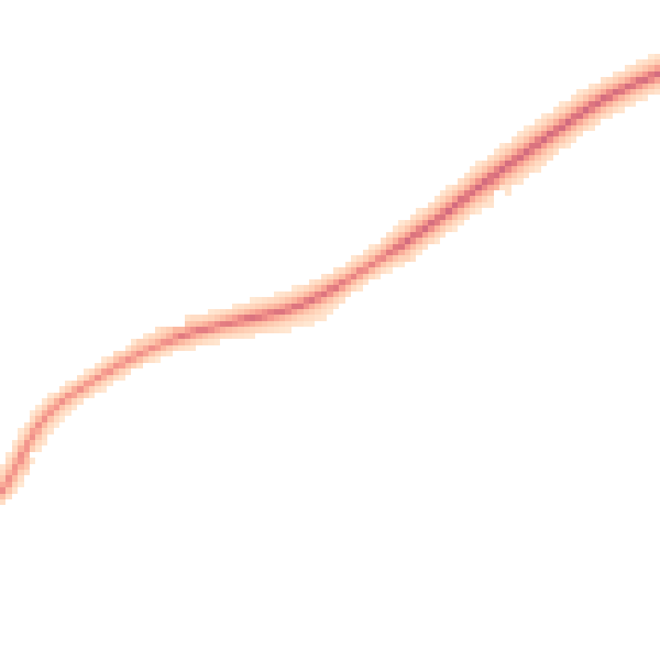 Daytime road noise heatmap for CV13 6PA