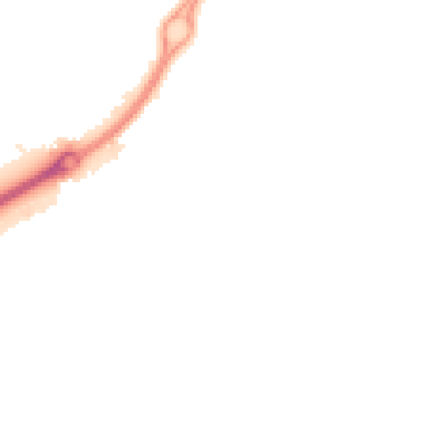 Night-time road noise heatmap for CV21 1AD