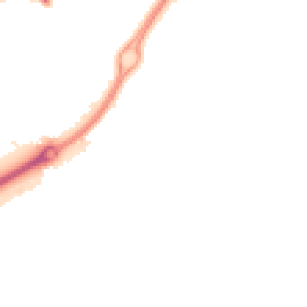 Night-time road noise heatmap for CV21 1AH