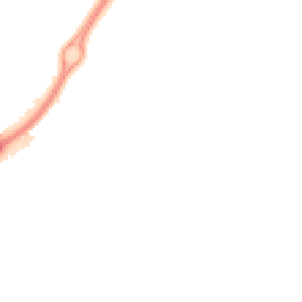 Night-time road noise heatmap for CV21 1BF