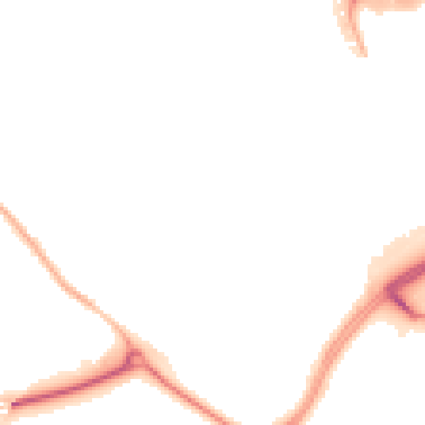 Night-time road noise heatmap for CV21 1DW