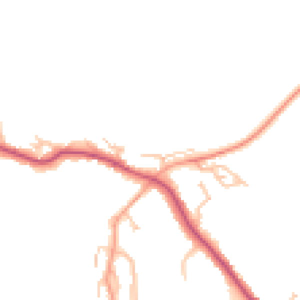 Daytime road noise heatmap for CV21 1HP