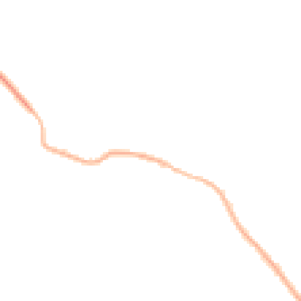 Night-time road noise heatmap for CV21 1HW