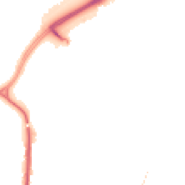 Night-time road noise heatmap for CV21 1HZ
