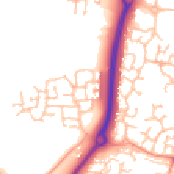 Daytime road noise heatmap for CV21 1SF