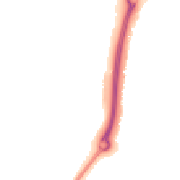 Night-time road noise heatmap for CV21 1SF