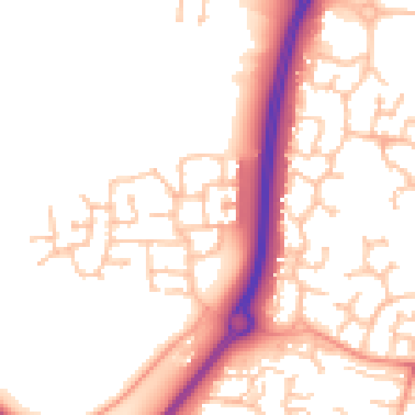 Daytime road noise heatmap for CV21 1SJ