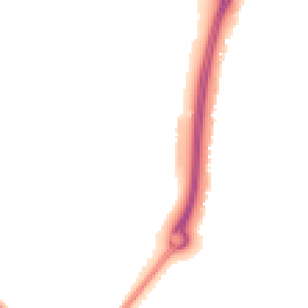 Night-time road noise heatmap for CV21 1SJ