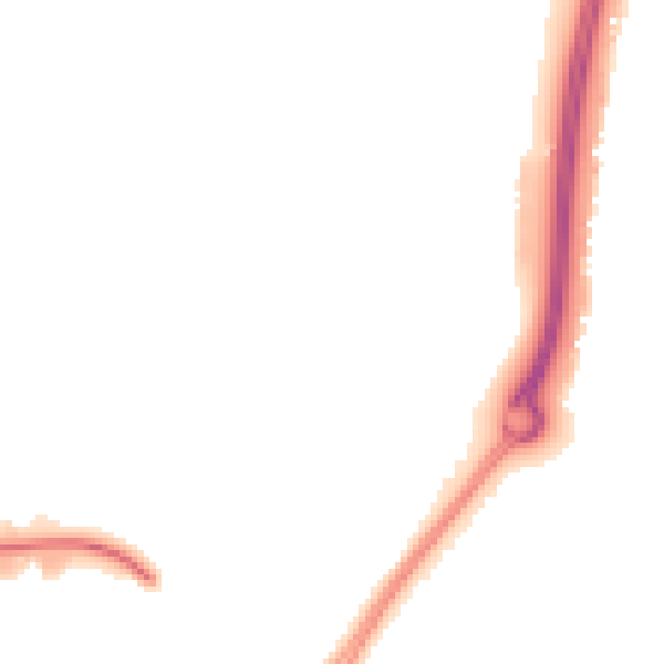 Night-time road noise heatmap for CV21 1UQ