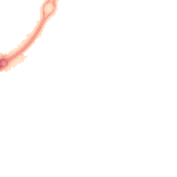 Night-time road noise heatmap for CV21 1XD