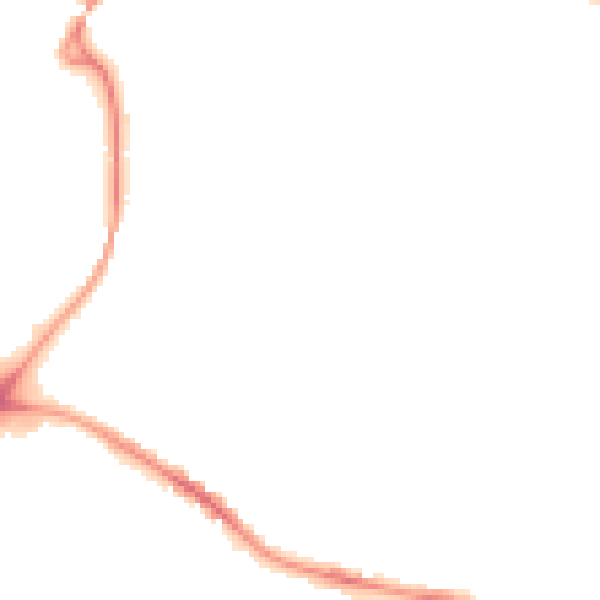 Night-time road noise heatmap for CV21 2JF