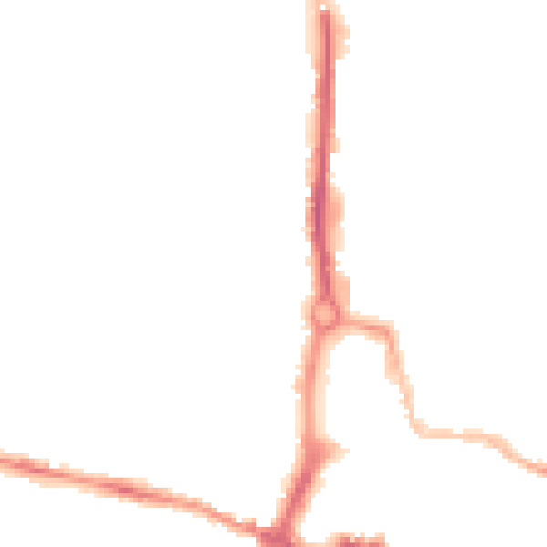 Night-time road noise heatmap for CV21 2LP