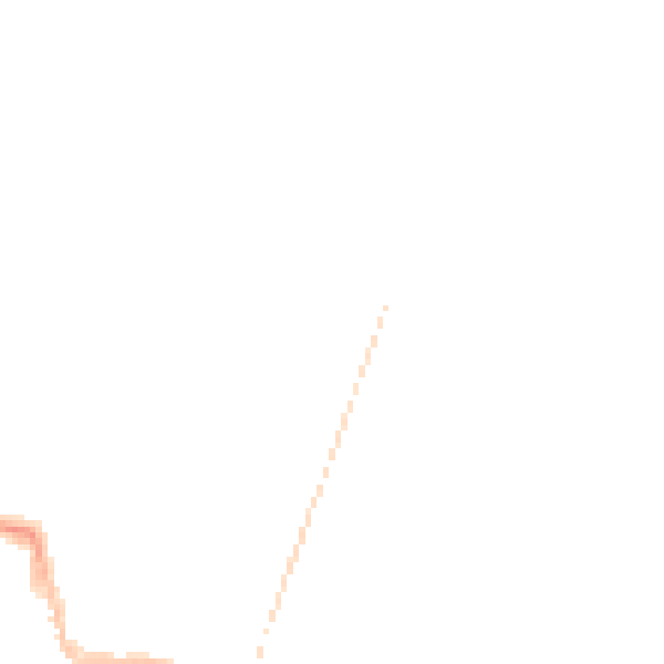 Night-time road noise heatmap for CV21 2SU