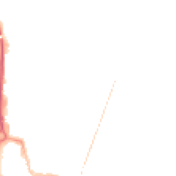 Night-time road noise heatmap for CV21 2SY