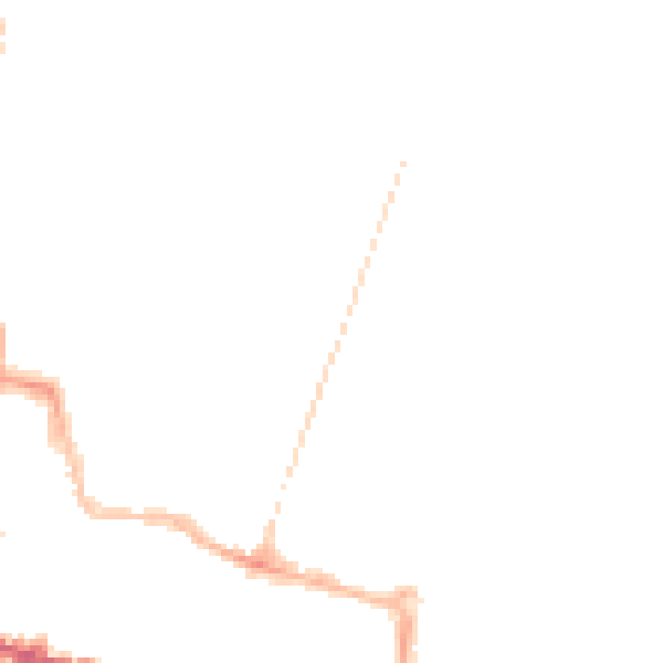 Night-time road noise heatmap for CV21 3EY