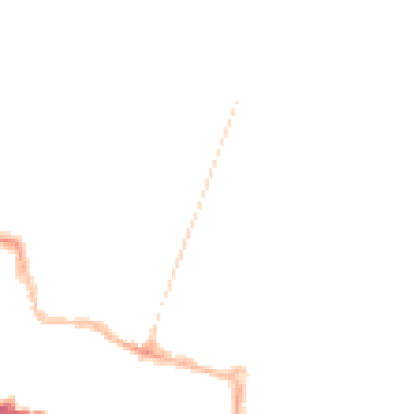 Night-time road noise heatmap for CV21 3HJ