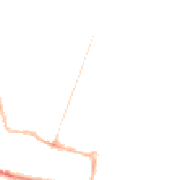 Night-time road noise heatmap for CV21 3JG