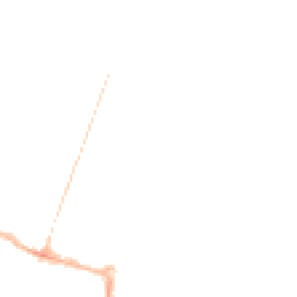 Night-time road noise heatmap for CV21 3JR