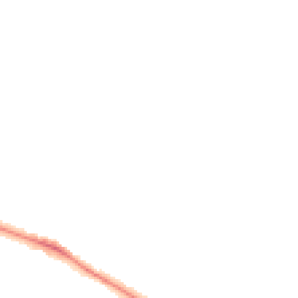 Night-time road noise heatmap for CV21 3PD