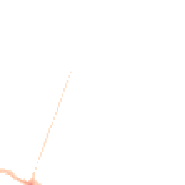 Night-time road noise heatmap for CV21 3PJ