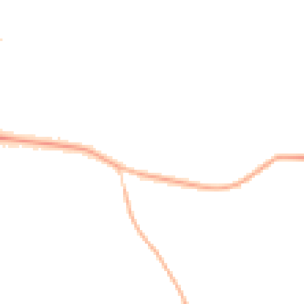 Night-time road noise heatmap for CV21 4DP