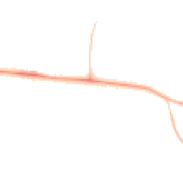 Night-time road noise heatmap for CV21 4EU