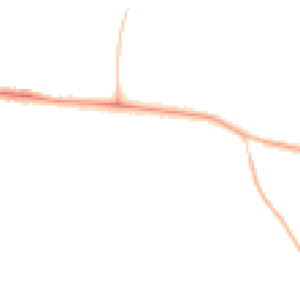 Night-time road noise heatmap for CV21 4EY