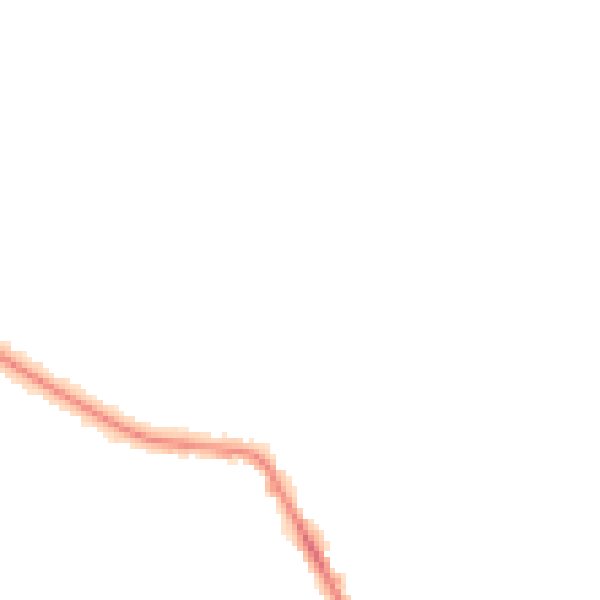 Night-time road noise heatmap for CV21 4JU