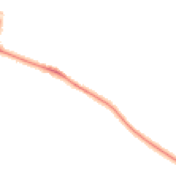 Night-time road noise heatmap for CV22 5AJ
