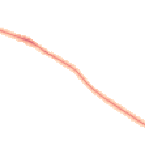 Night-time road noise heatmap for CV22 5AL