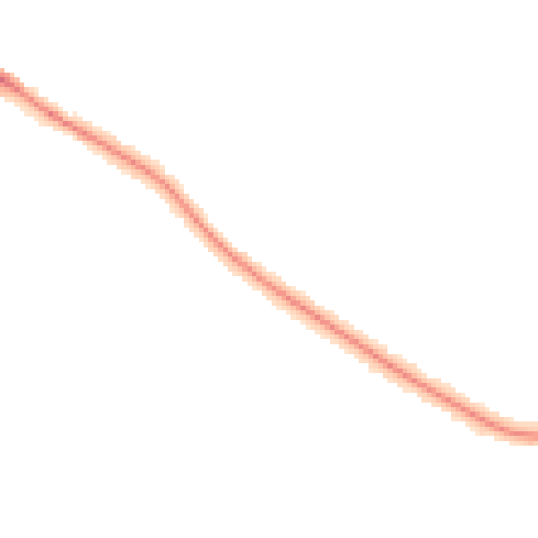 Night-time road noise heatmap for CV22 5AS