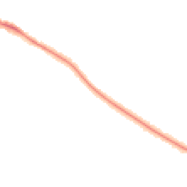 Night-time road noise heatmap for CV22 5AW