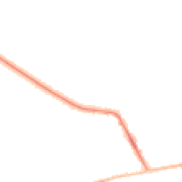 Night-time road noise heatmap for CV22 5BU