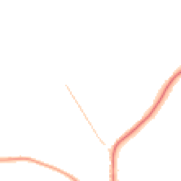 Night-time road noise heatmap for CV22 6QH