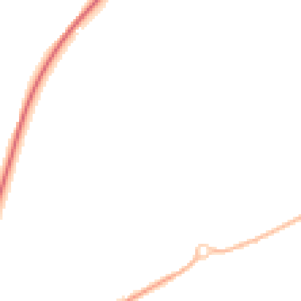 Night-time road noise heatmap for CV22 7GN