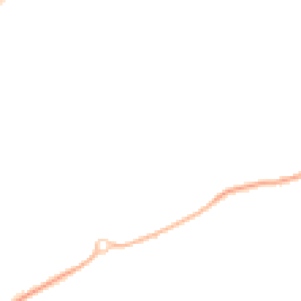 Night-time road noise heatmap for CV22 7GX