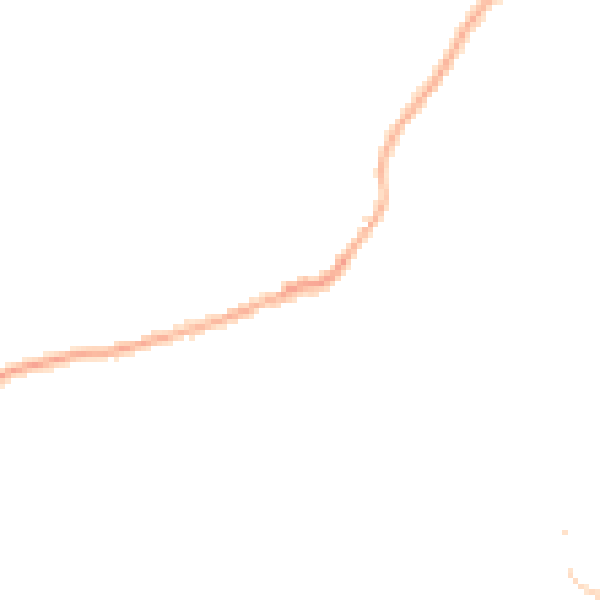 Night-time road noise heatmap for CV22 7LZ
