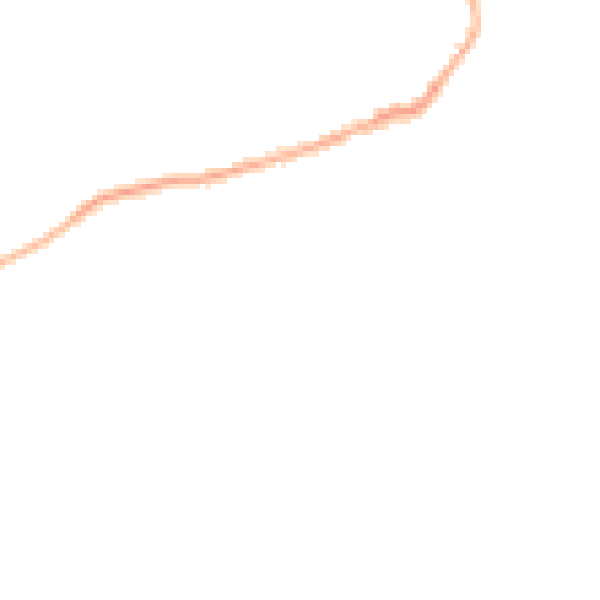 Night-time road noise heatmap for CV22 7QU