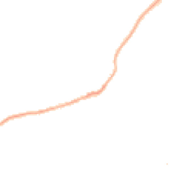 Night-time road noise heatmap for CV22 7XQ
