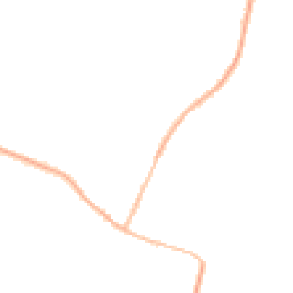 Night-time road noise heatmap for CV23 0LT