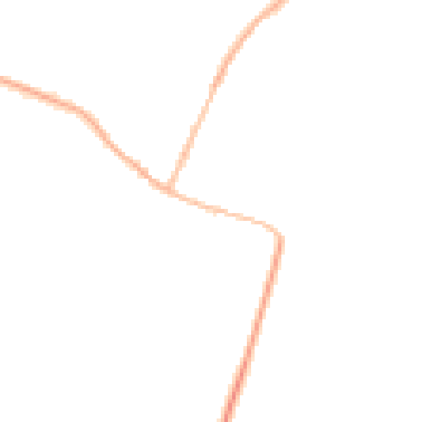 Night-time road noise heatmap for CV23 0LY