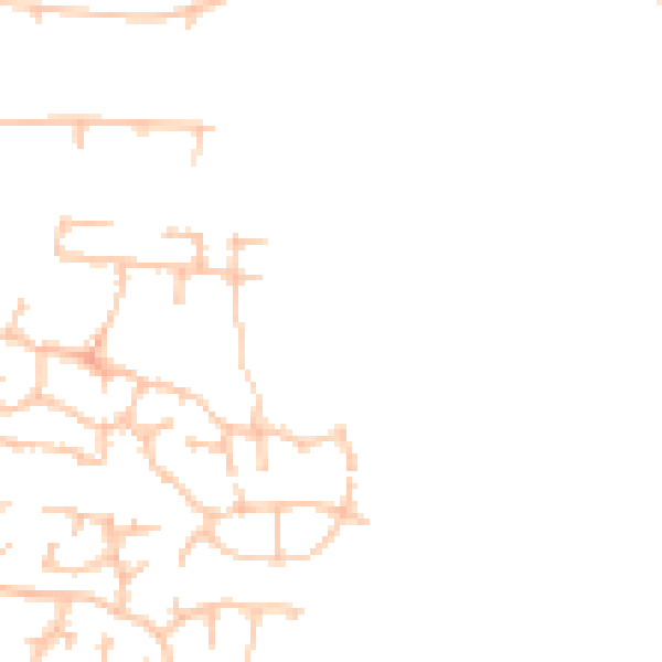 Daytime road noise heatmap for CV23 0YB