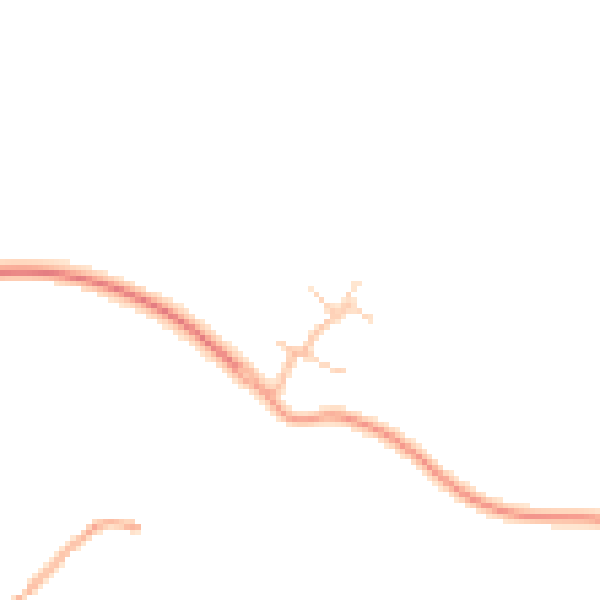 Daytime road noise heatmap for CV23 1DW