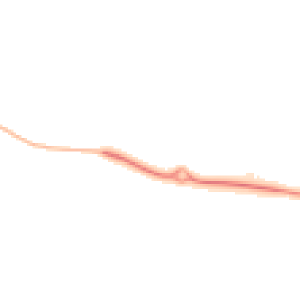 Night-time road noise heatmap for CV23 1FH