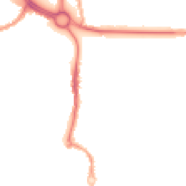 Night-time road noise heatmap for CV3 1AR