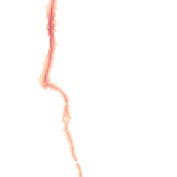 Night-time road noise heatmap for CV3 1BF