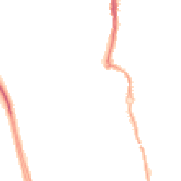 Night-time road noise heatmap for CV3 1BH