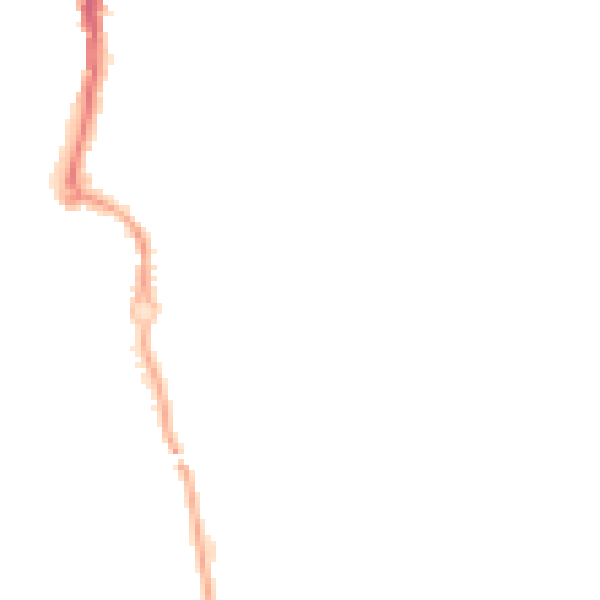 Night-time road noise heatmap for CV3 1BP