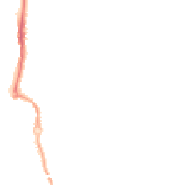 Night-time road noise heatmap for CV3 1BS